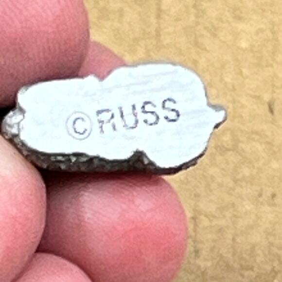 Russ Nativity Pewter lamb animal figure manager Miniature Fig Christmas Holiday - Picture 2 of 5